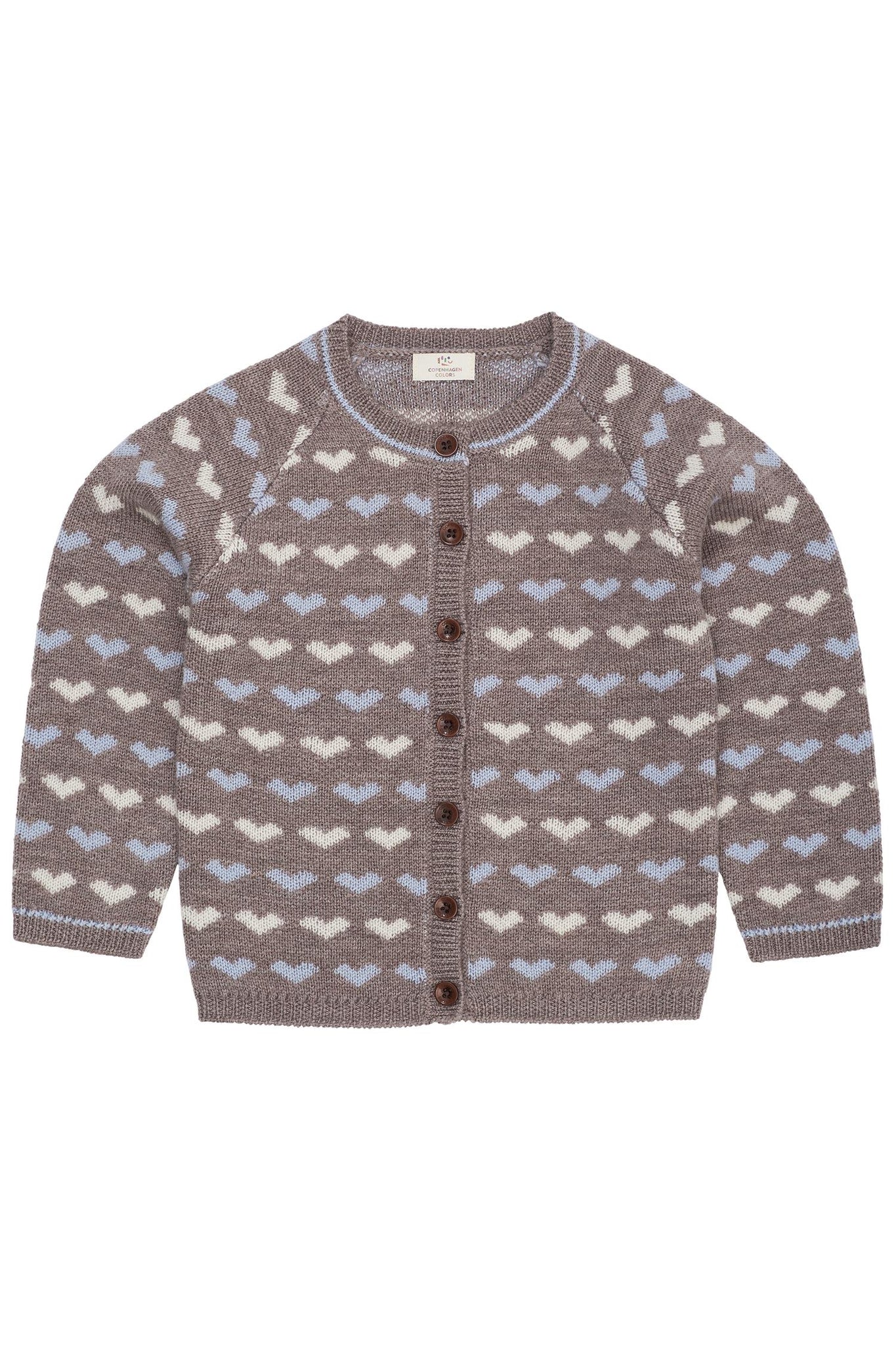 MERINO HEART CARDIGAN