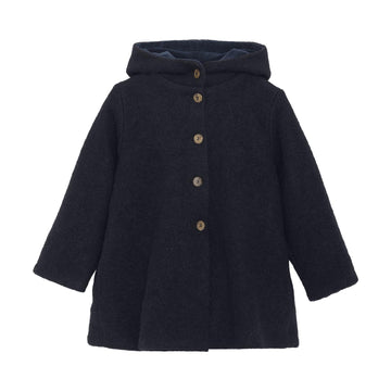 COAT HOOD WOOL W. LINING