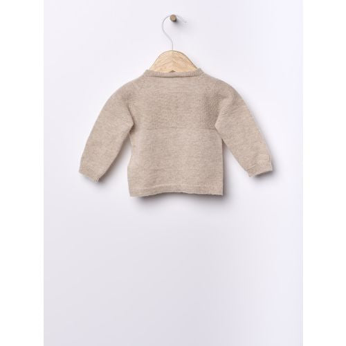 CARDIGAN KNITTED IN WOOL AND CASHMERE BLEND LITTLE LOVE
