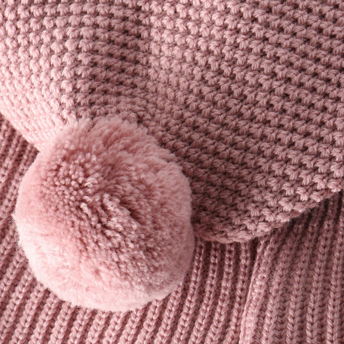 BALACLAVA WINDSTOP POMPOMS