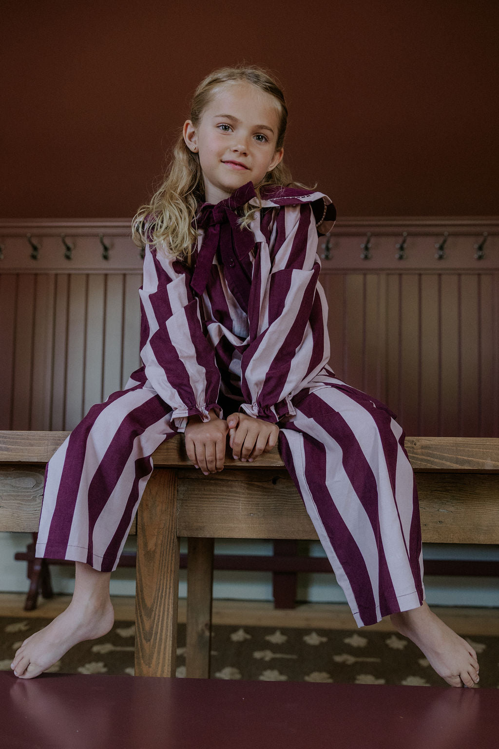 DOLLY STRIPE COLLAR DRESS