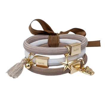 HAIR TIES 3PK CHARM COMBO