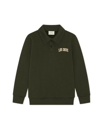 COLLEGE RUGBY POLO SWEATSHIRT