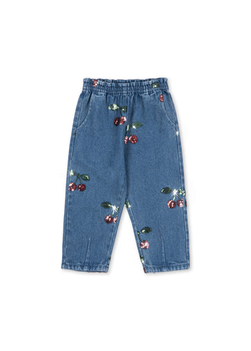 MARGOT SEQUIN FRILL PANTS GO