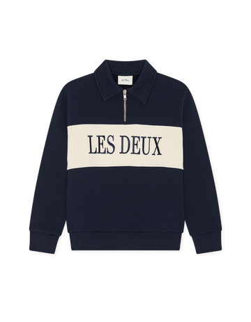 ZIPPER RUGBY SWEATSHIRT
