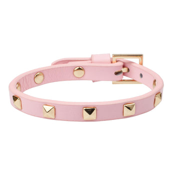 LEATHER STUD BRACELET MINI