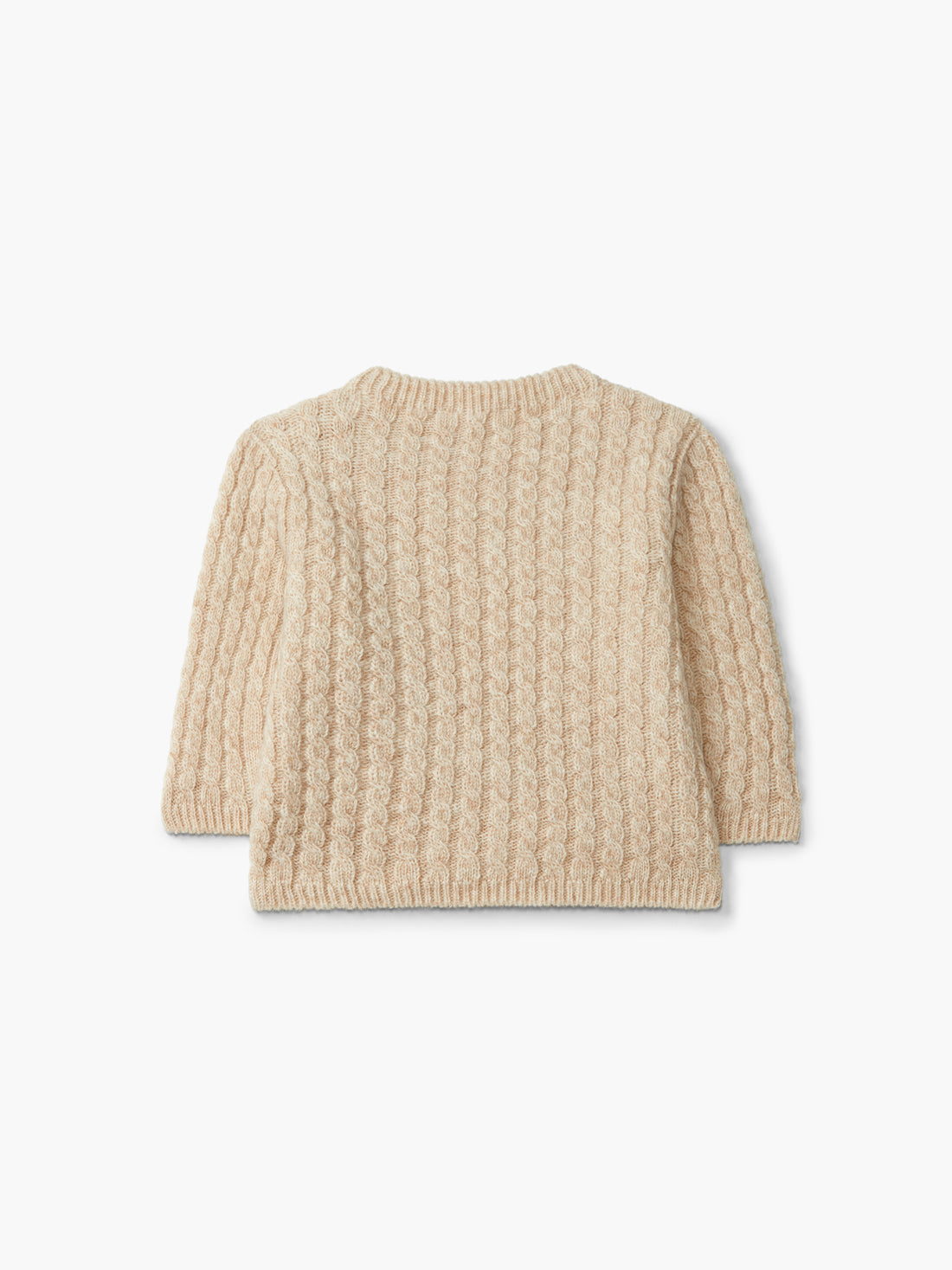 CABLE SWEATER KNITTED IN MERINO WOOL