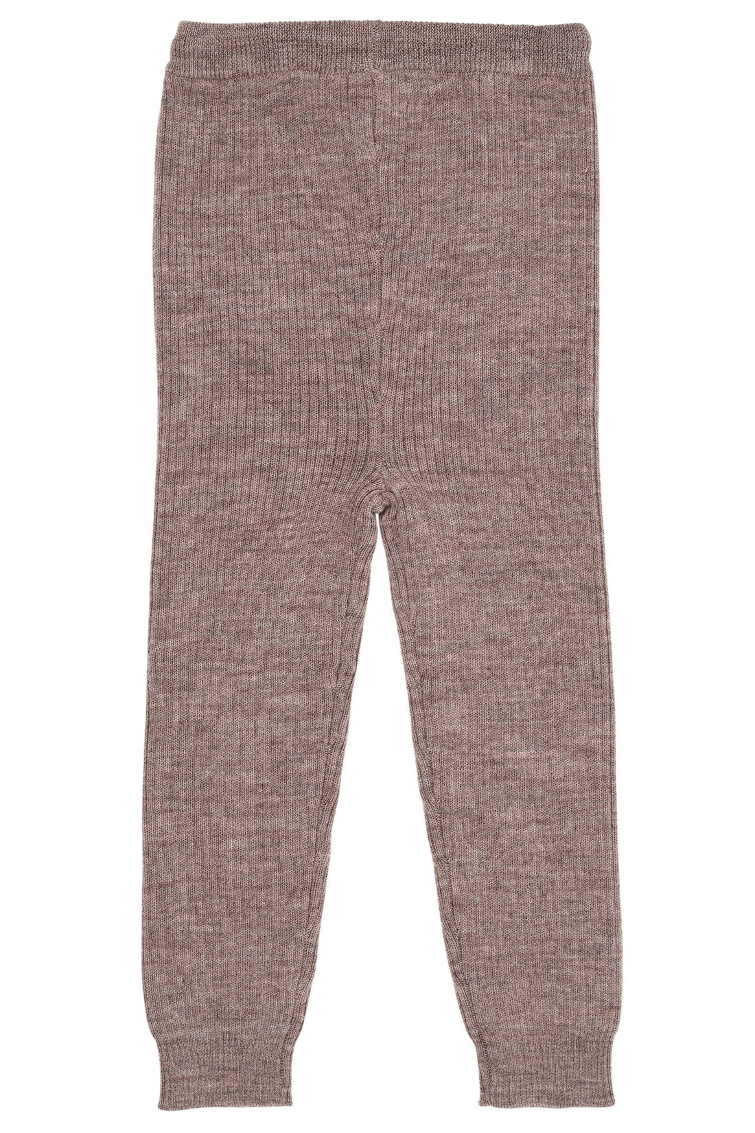 MERINO RIB LEGGINGS W DRAWSTRINGS