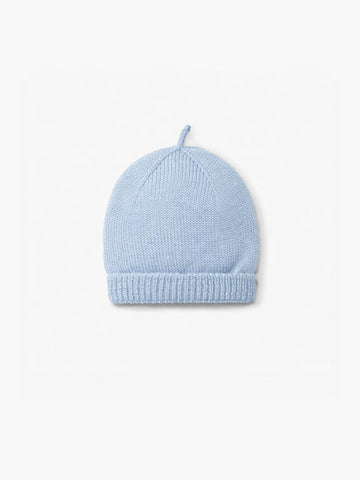 BEANIE KNITTED IN MERINO WOOL