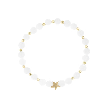 STONE BEAD BRACELET 6MM