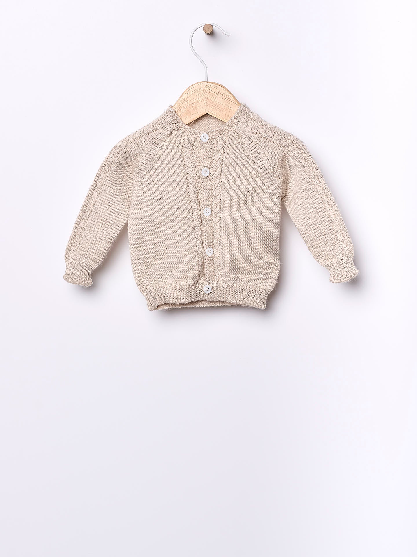 CARDIGAN KNITTED IN MERINO WOOL ALL OF LOVE
