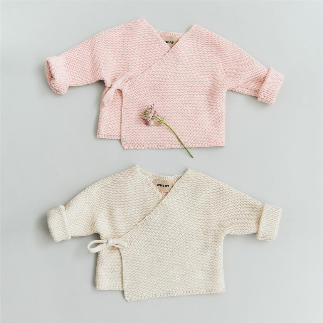 SIVA KNIT WRAPAROUND L/S