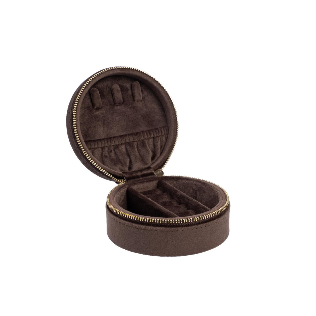 VELVET JEWELLERY BOX ROUND