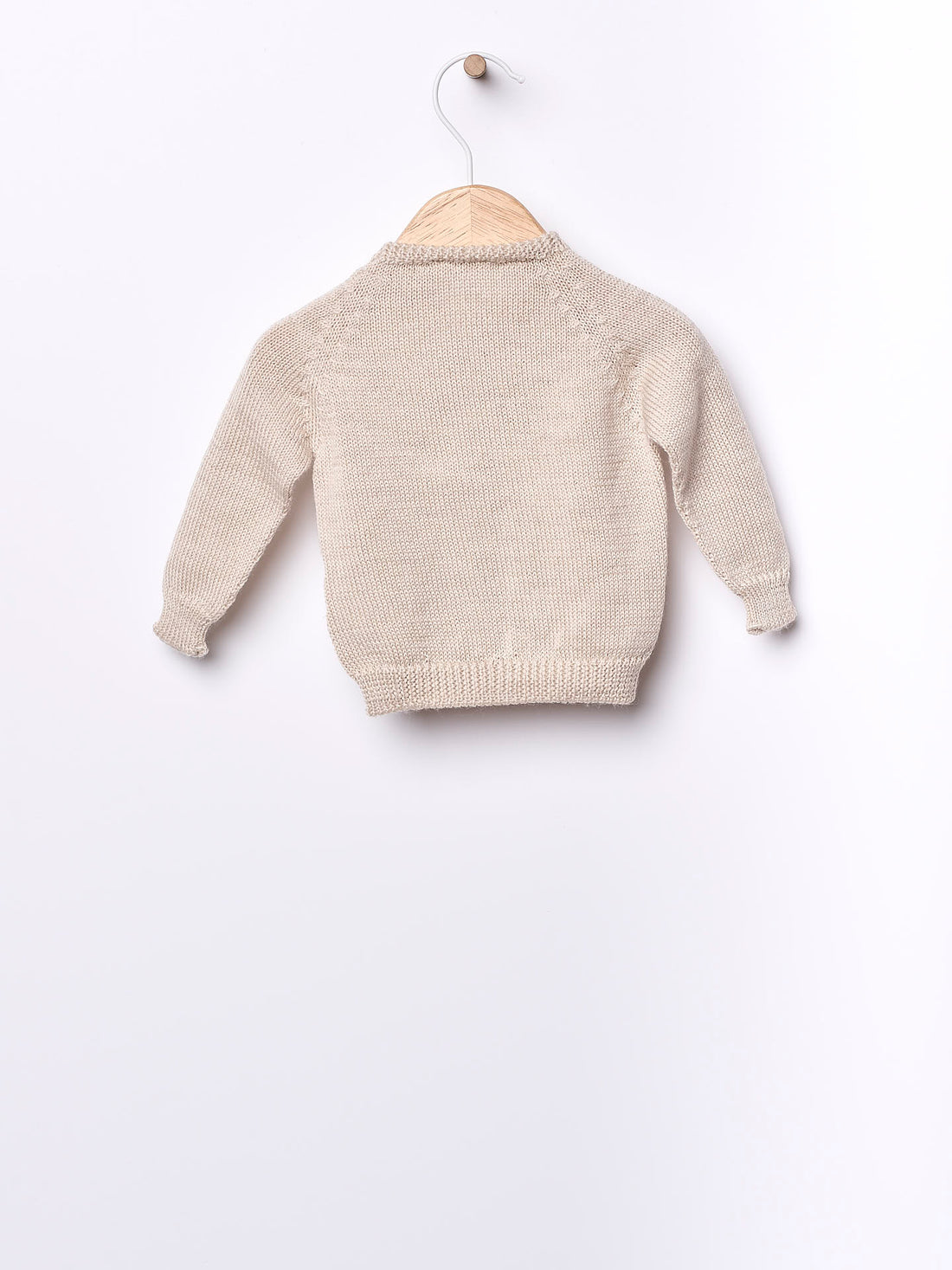 CARDIGAN KNITTED IN MERINO WOOL ALL OF LOVE