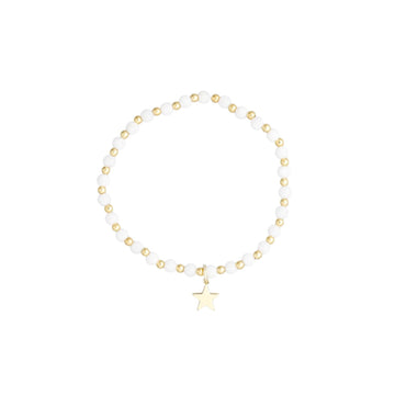 STONE BEAD BRACELET 4MM