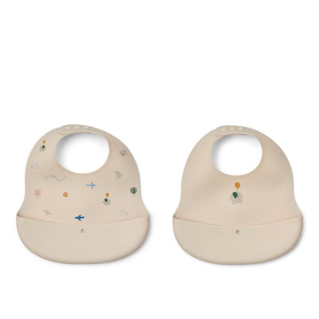 EMBER PRINTED BIB 2-PACK