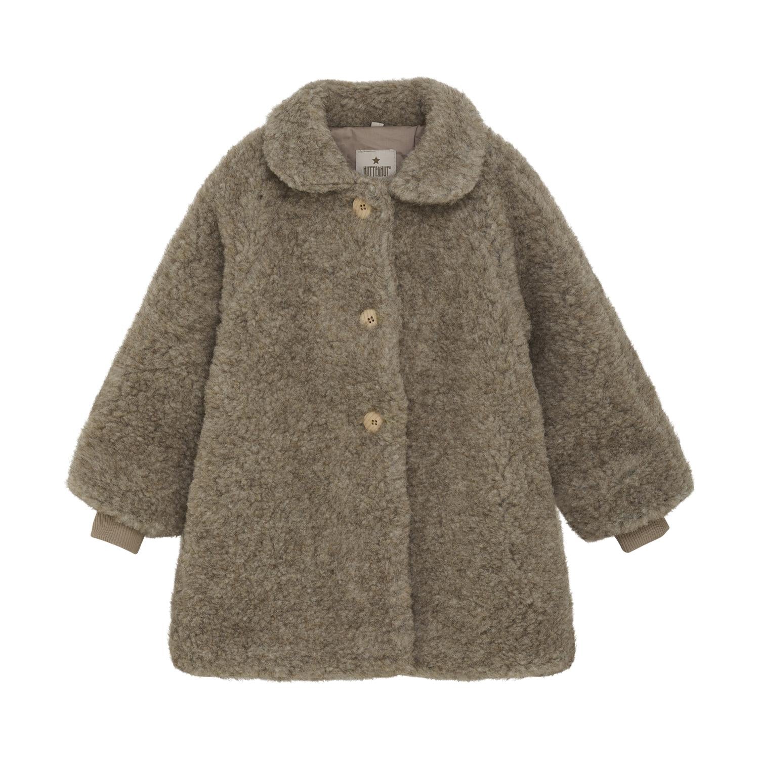 COAT WOOL TEDDY W LINING
